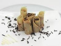 Роллы с тянучкой и диким рисом